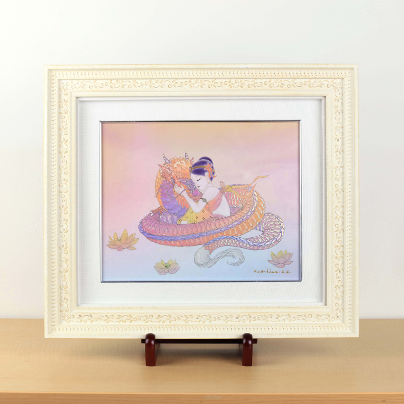 陶彩画_花音作品_大好き_展示イメージ