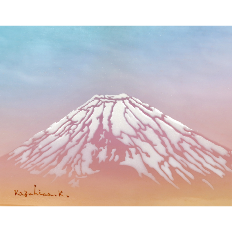 陶彩画_富士作品_初夢_全体