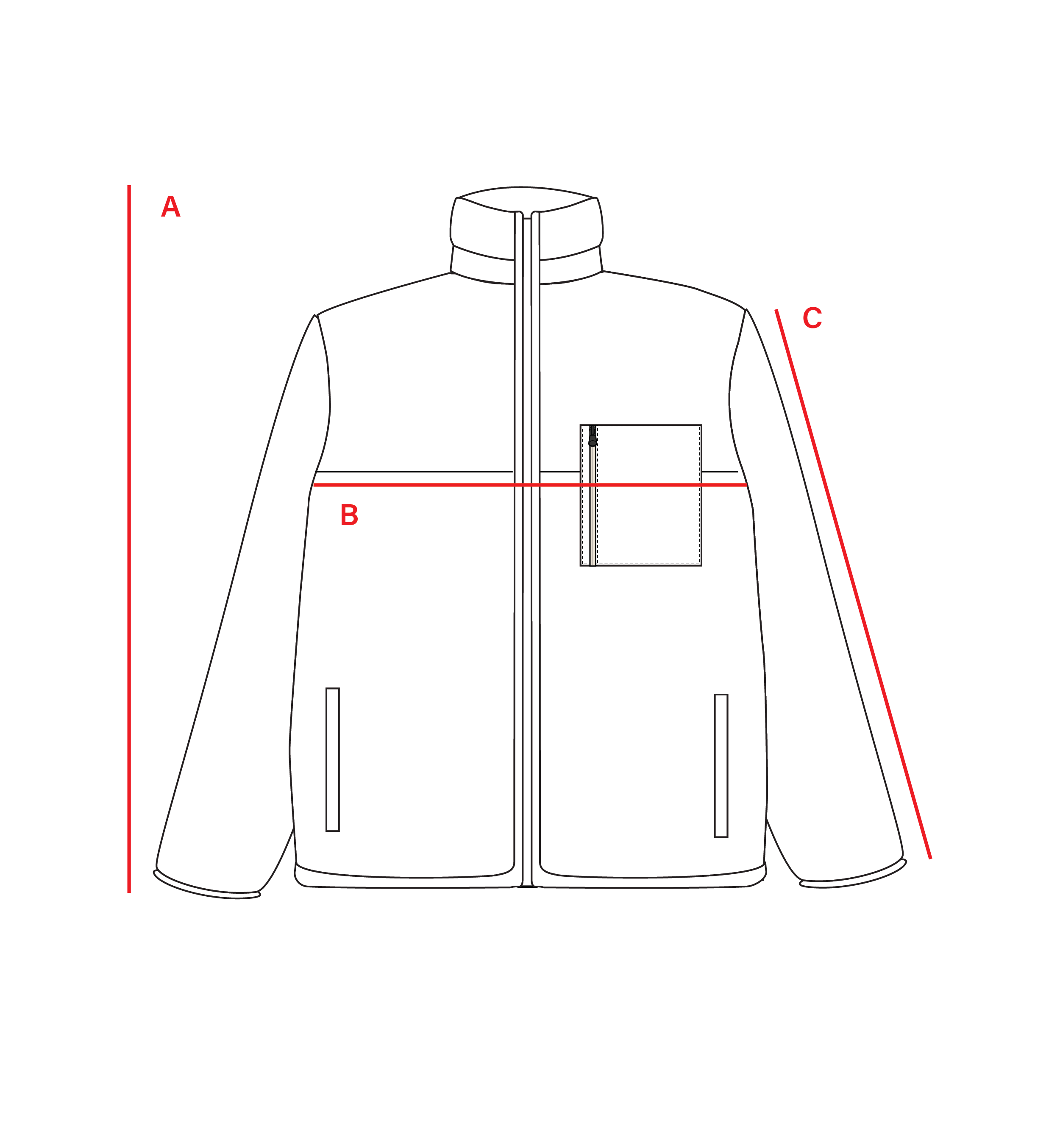 Size chart visual guide