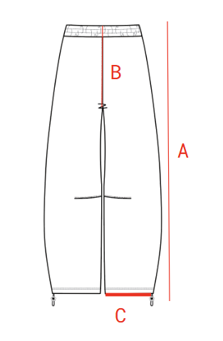 Size chart visual guide