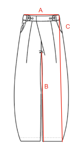Size chart visual guide