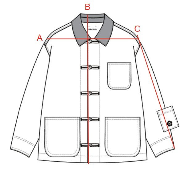 Size chart visual guide
