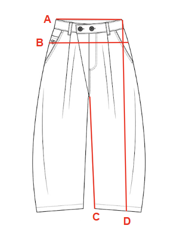 Size chart visual guide