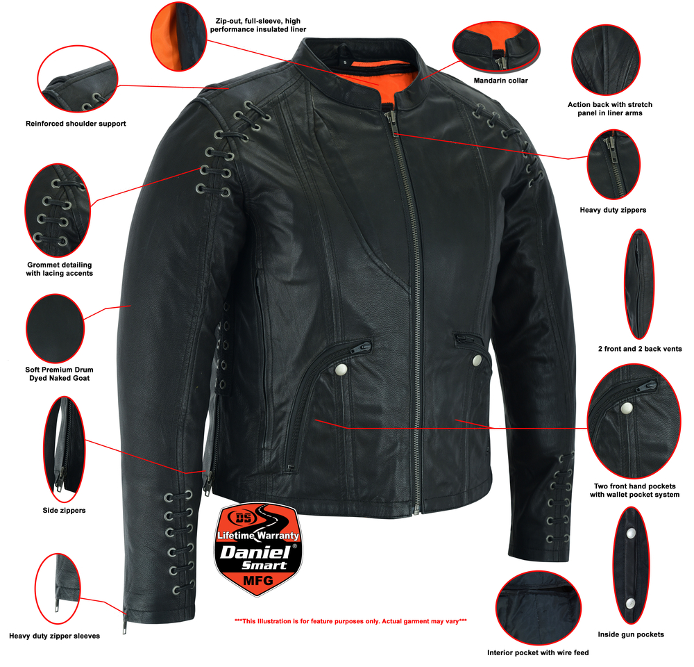 ds885-womens-stylish-jacket-with-grommet-and-lacin-product-detail-image