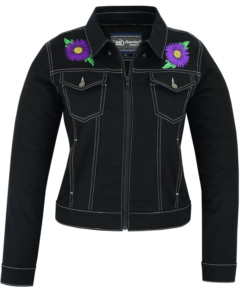 dm949-womens-daisy-black-denim-jacket-product-detail-image