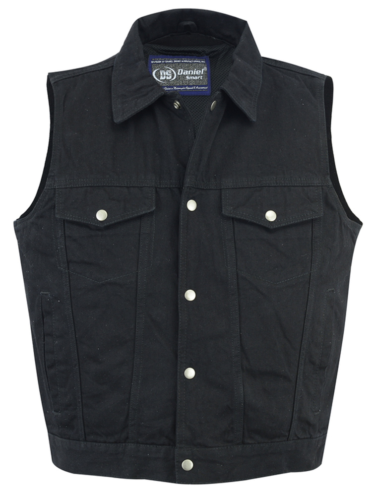 dm970bk-snap-front-denim-vest-black-product-detail-image