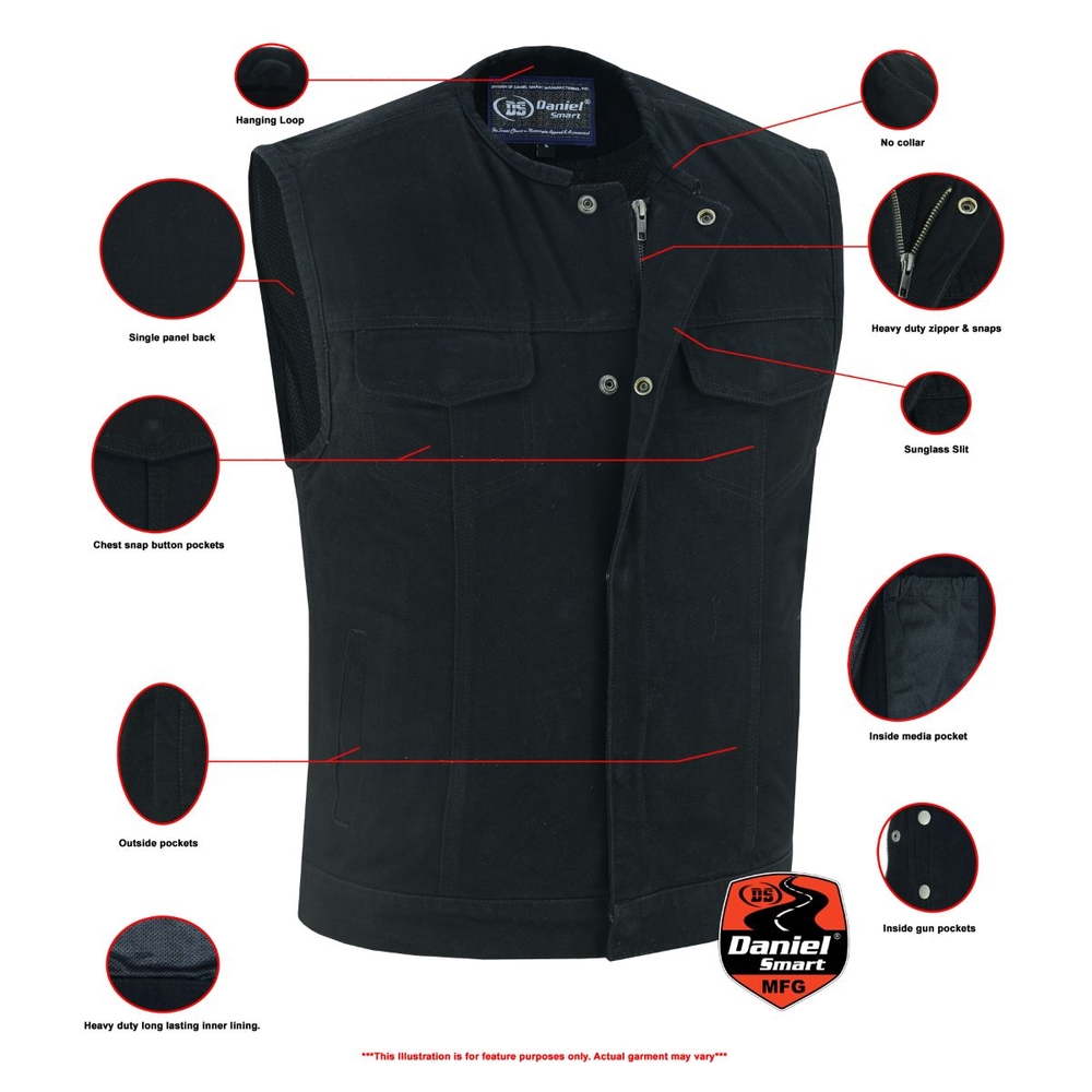 dm981bk-mens-black-single-panel-denim-concealment-product-detail-image