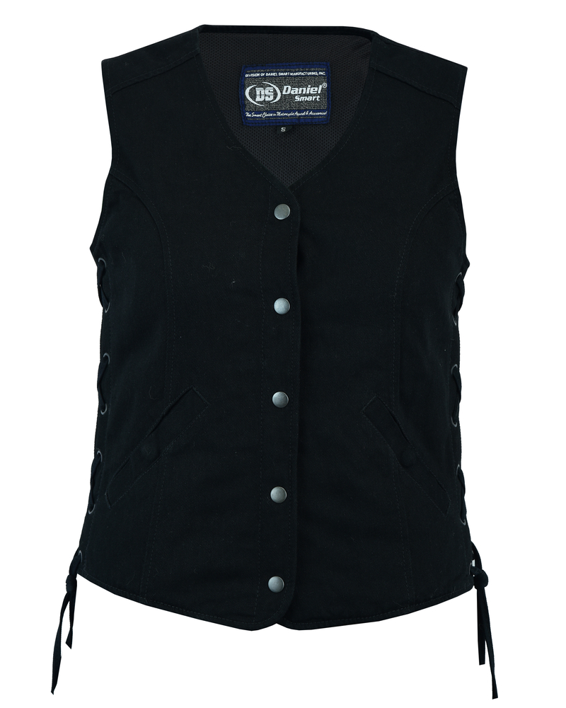 dm908-womens-denim-longer-body-vest-side-laces-product-detail-image