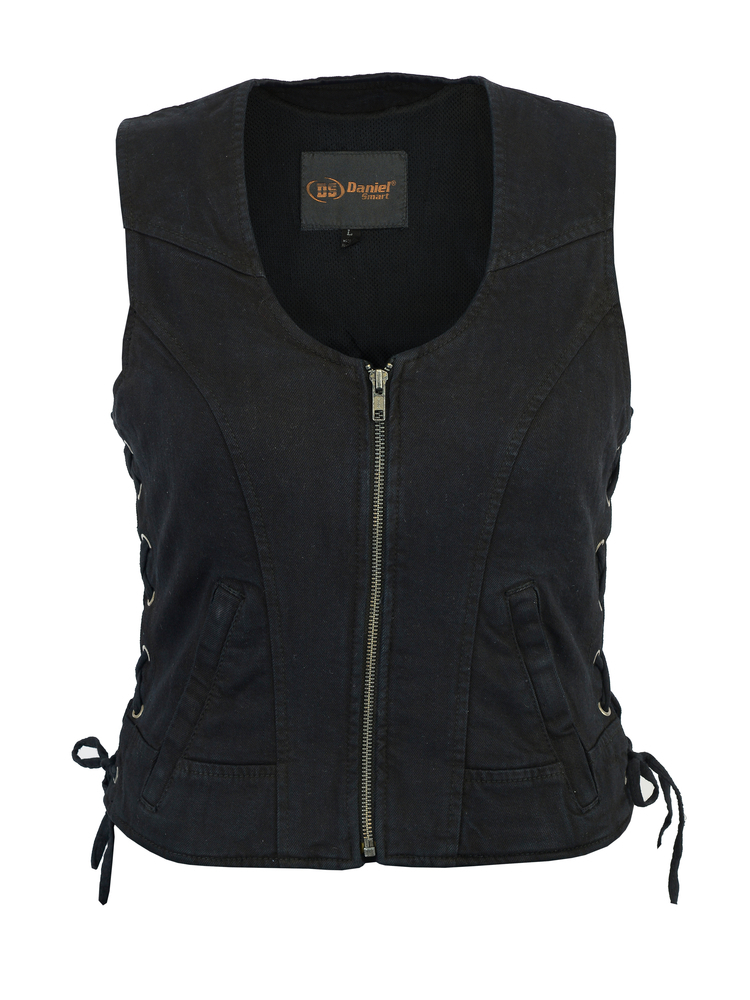 dm942bk-womens-stylish-black-denim-vest-product-detail-image