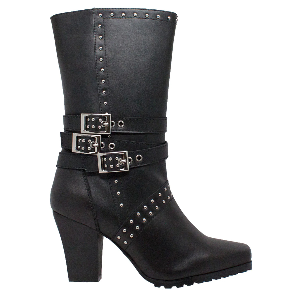 8627-womens-side-zipper-harness-boot-product-detail-image