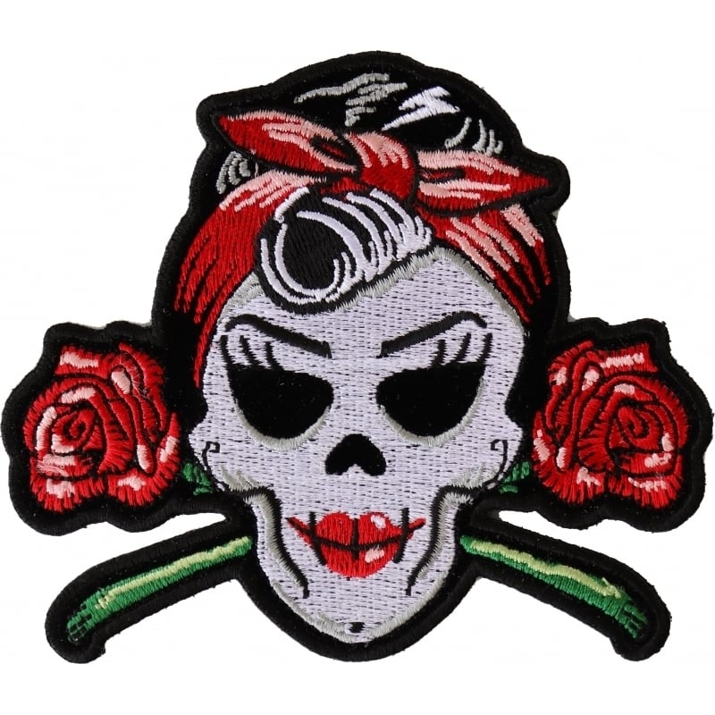 p6543-rockabilly-lady-skull-patch-product-detail-image