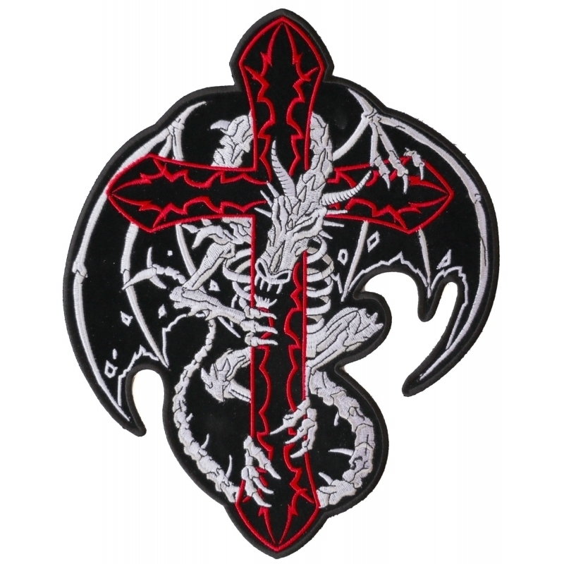 pl3202-dragon-and-cross-embroidered-iron-on-patch-product-detail-image