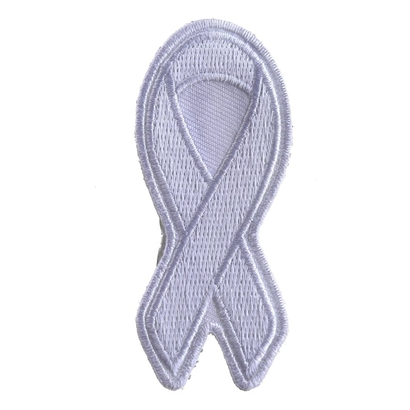 p3778-white-lung-cancer-awareness-ribbon-patch-product-detail-image