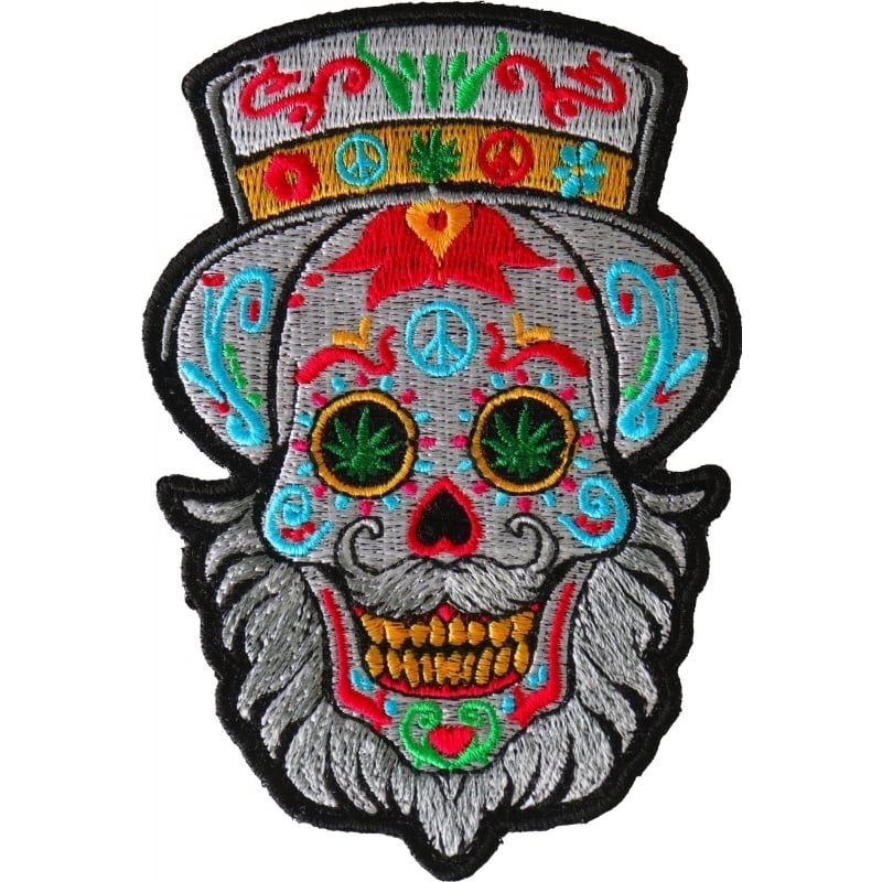 p6705-bearded-sugar-skull-small-iron-on-patch-product-detail-image