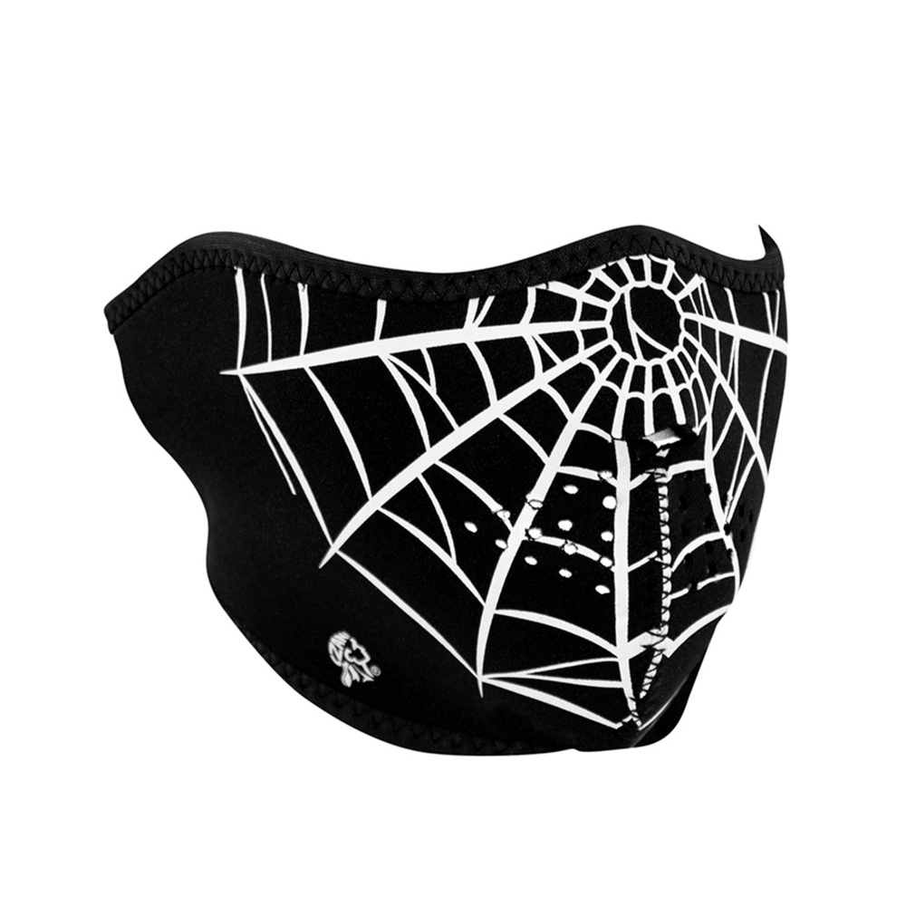 wnfm055h-zan-half-mask-neoprene-spider-web-product-detail-image