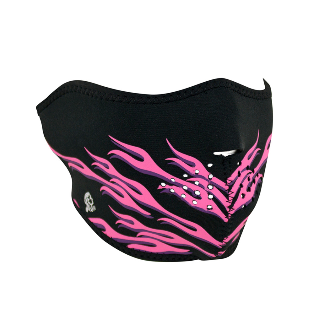 wnfm054h-zan-half-mask-neoprene-pink-flames-product-detail-image