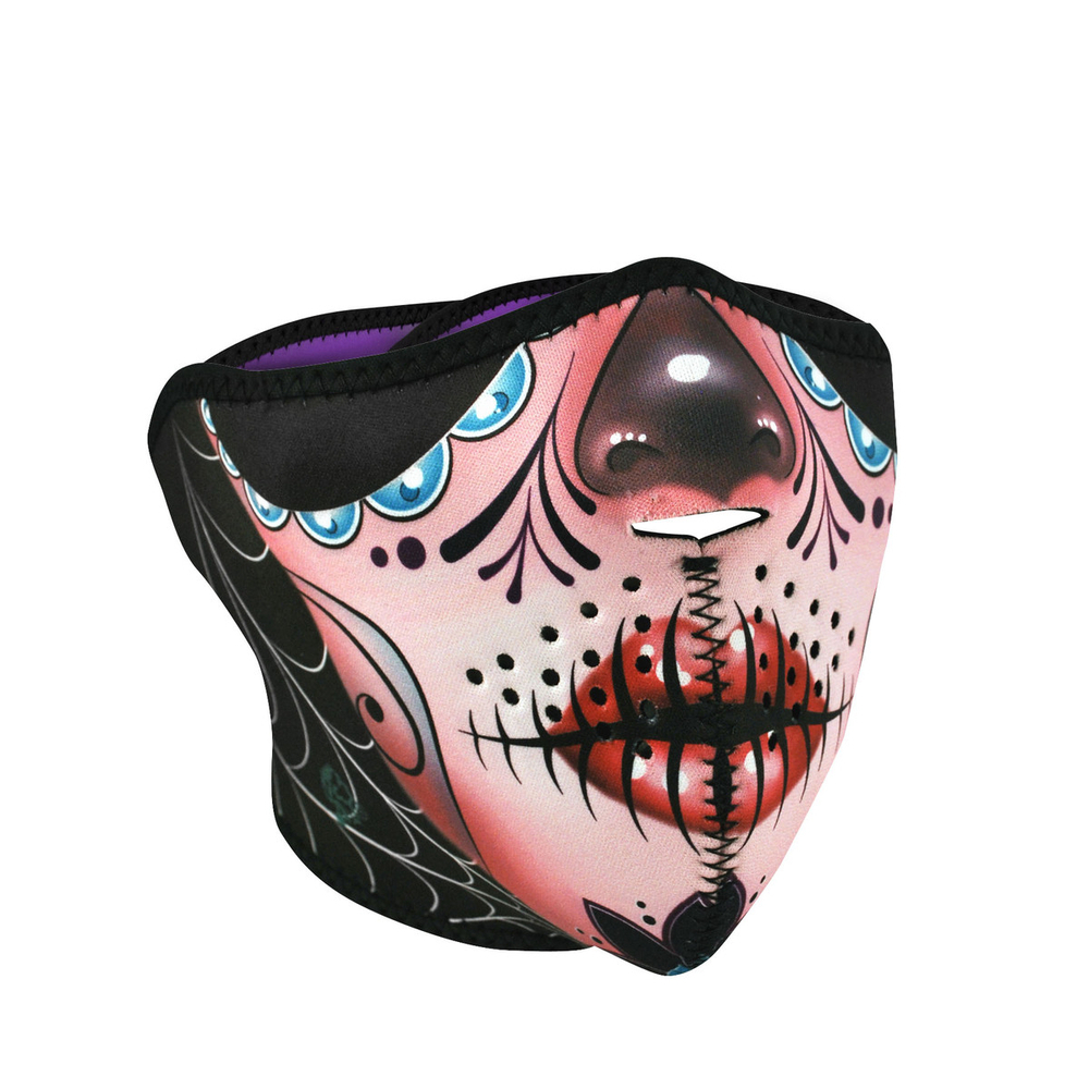 wnfm082h-zan-half-mask-neoprene-sugar-skull-revers-product-detail-image