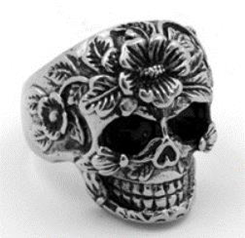 r111-stainless-steel-flower-face-skull-biker-ring-product-detail-image