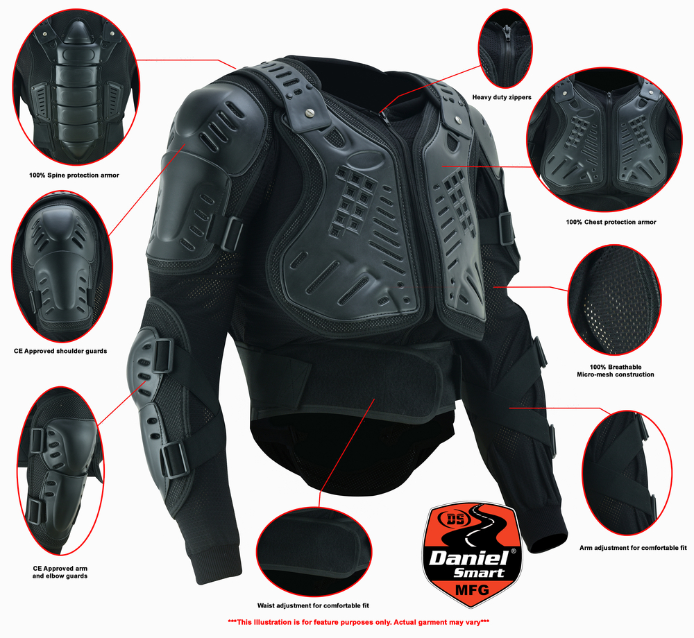 75-1001-full-protection-body-armor-black-product-detail-image