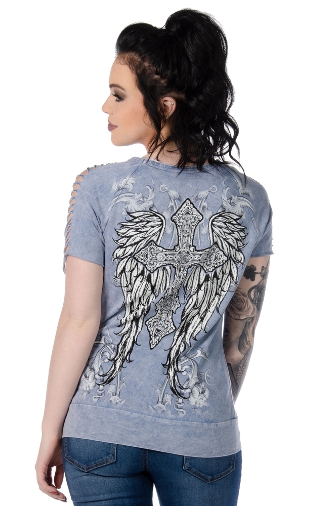 7746-sliced-short-sleeve-with-cross-and-wings-product-detail-image