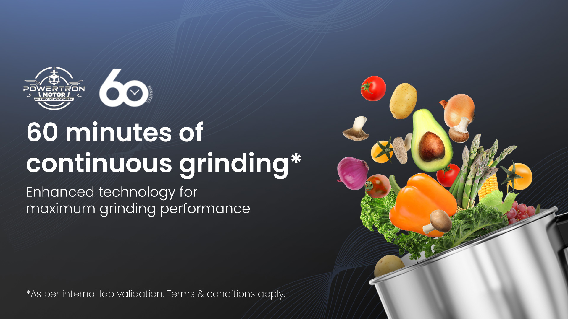 60 Minutes of Continuous Grinding