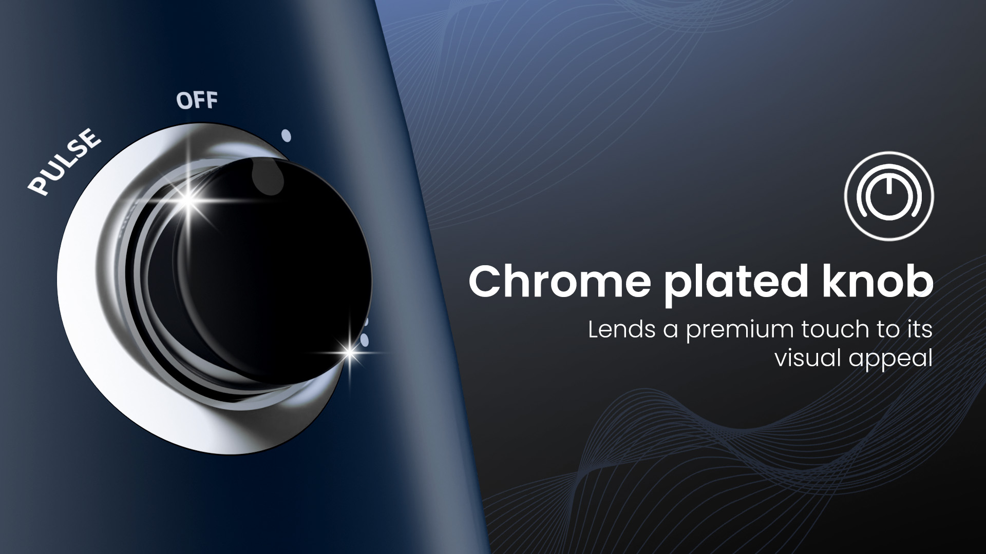 Chrome Plated knob