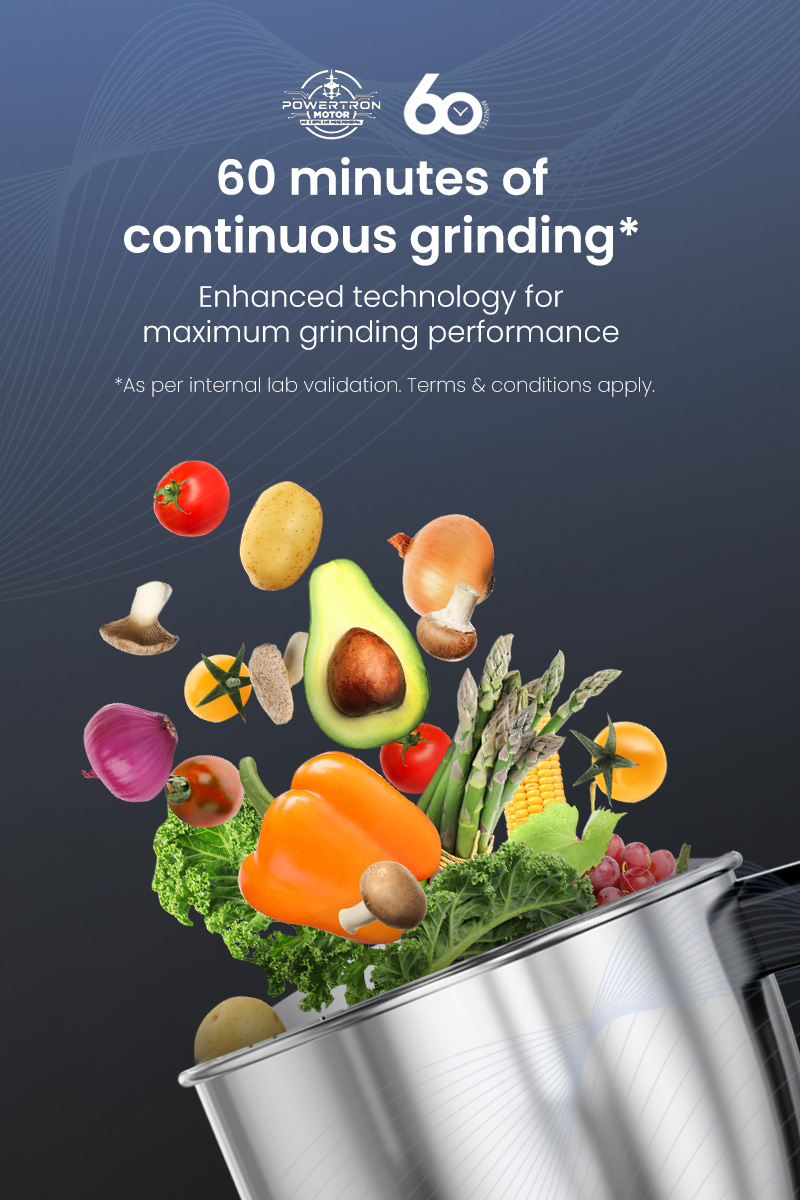 60 Minutes of Continuous Grinding