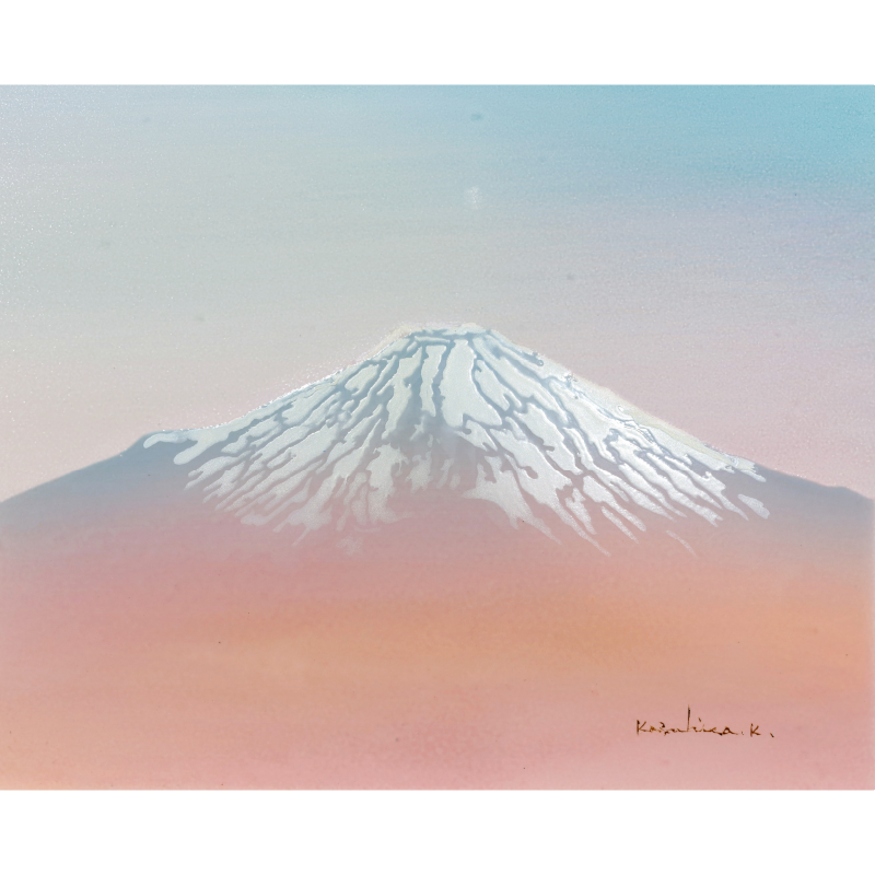 陶彩画_富士作品_初夢_全体