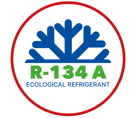 R-134A eco-friendly  refrigerant.