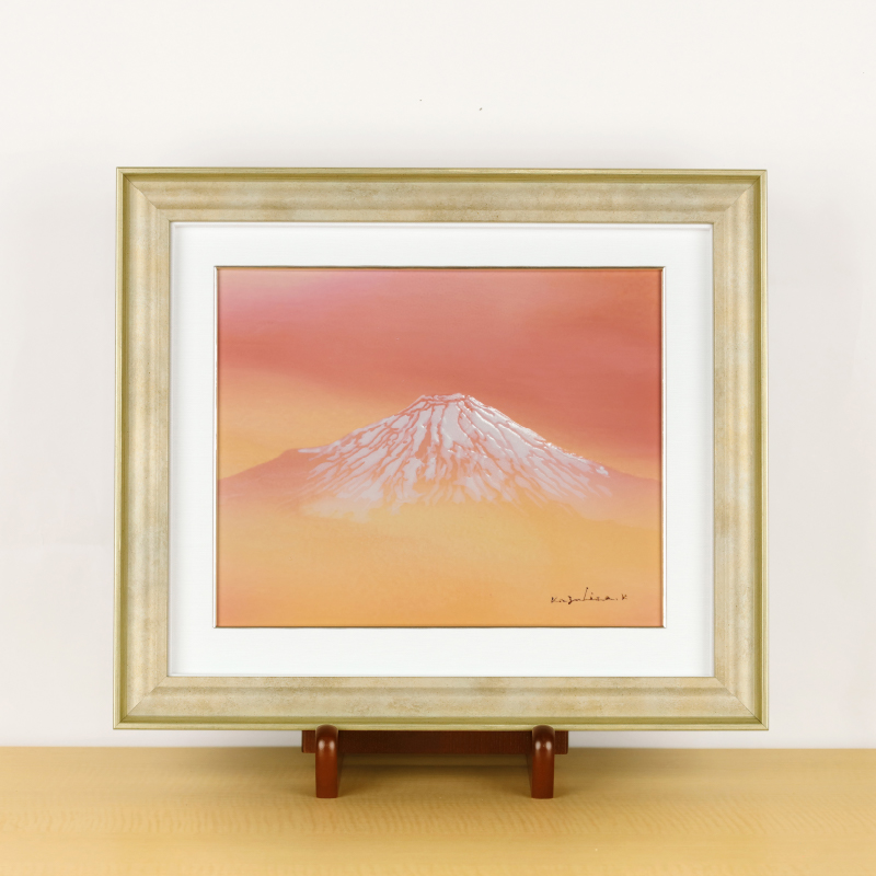 陶彩画_富士作品_初夢_展示イメージ
