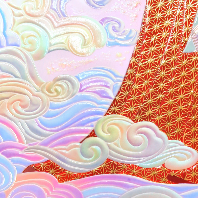 複製画・エンボスリトグラフ「アマテラス」 – 草場一壽工房 Museum Shop