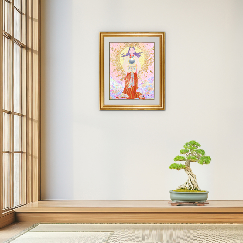 エンボスリトグラフ_アマテラス_展示イメージ