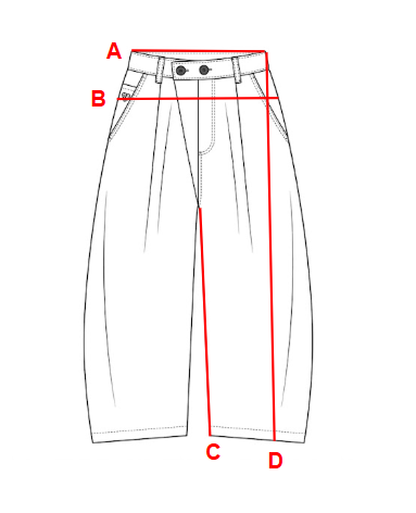 Size chart visual guide