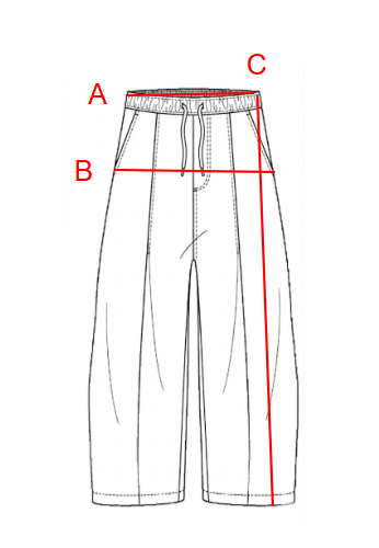 Size chart visual guide
