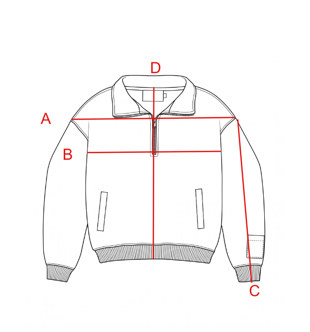 Size chart visual guide