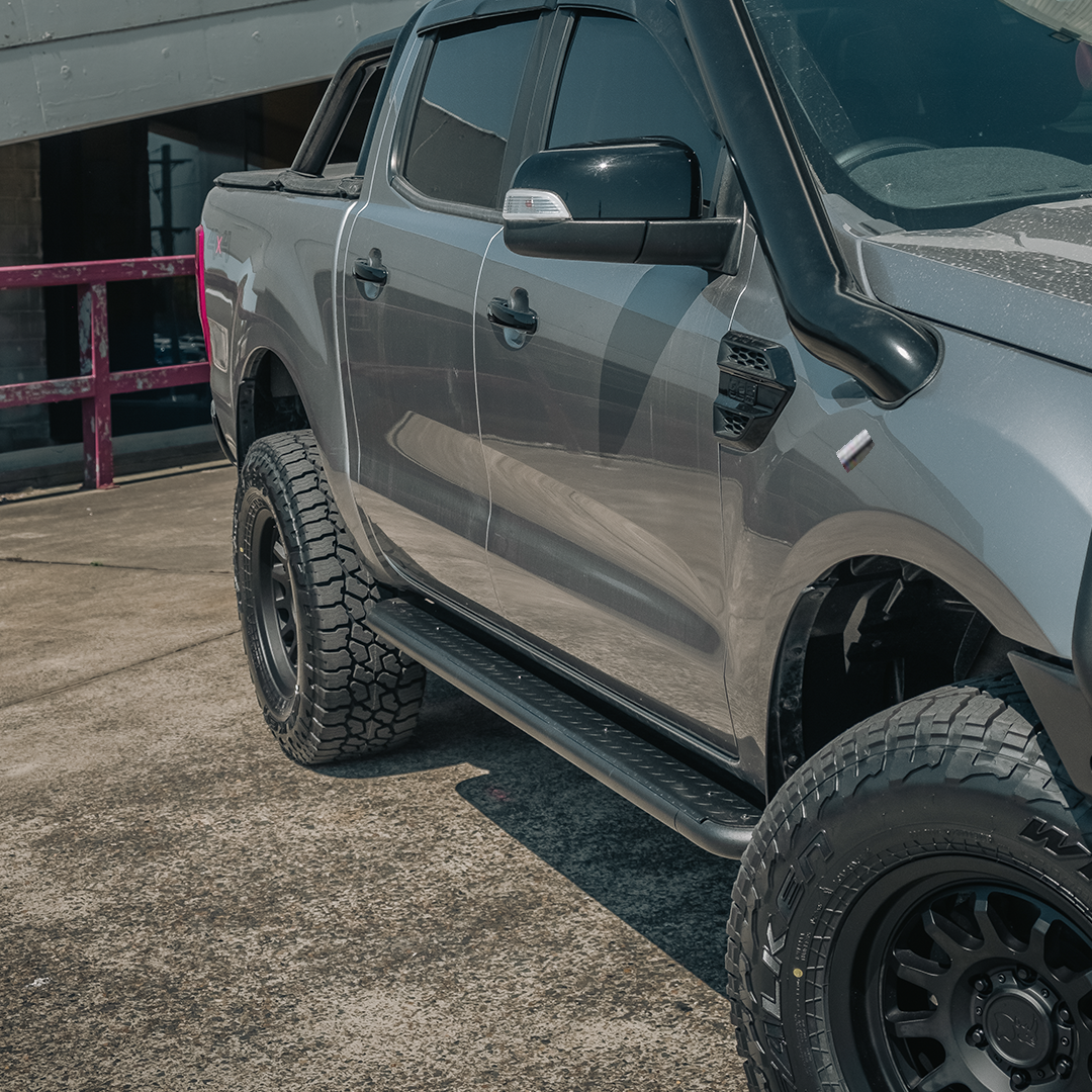 Rock Slider Side Steps to suit Ford Ranger PX1,2,3 Dual Cab/Extra cab