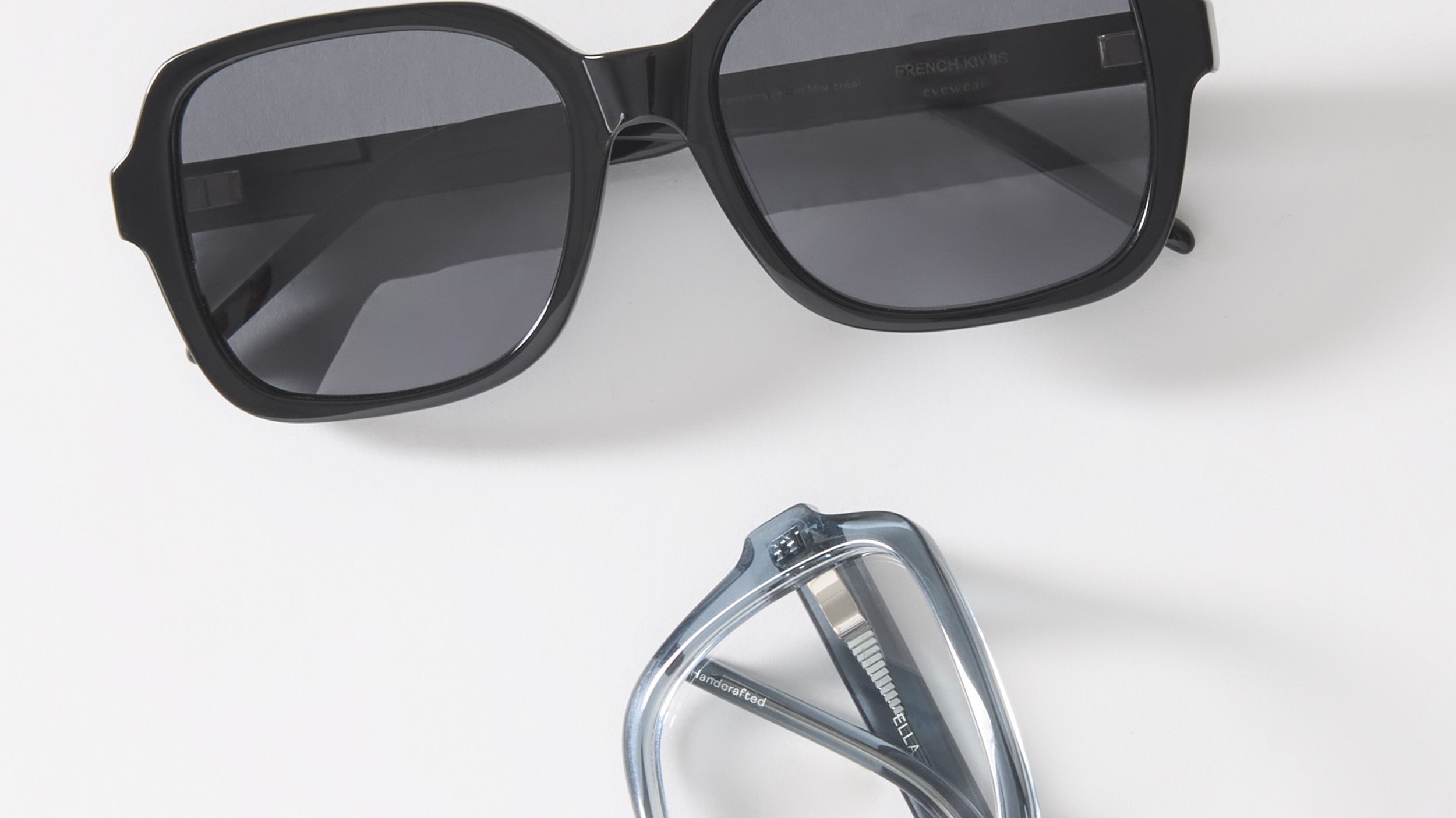 Photo Details of Ella Sun Clear Mint Sun Glasses in a room
