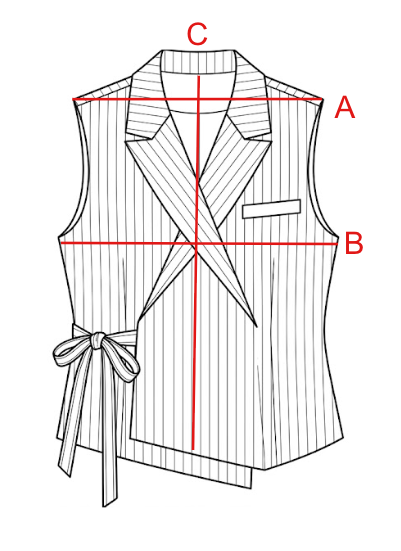 Size chart visual guide