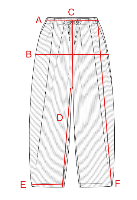 Size chart visual guide