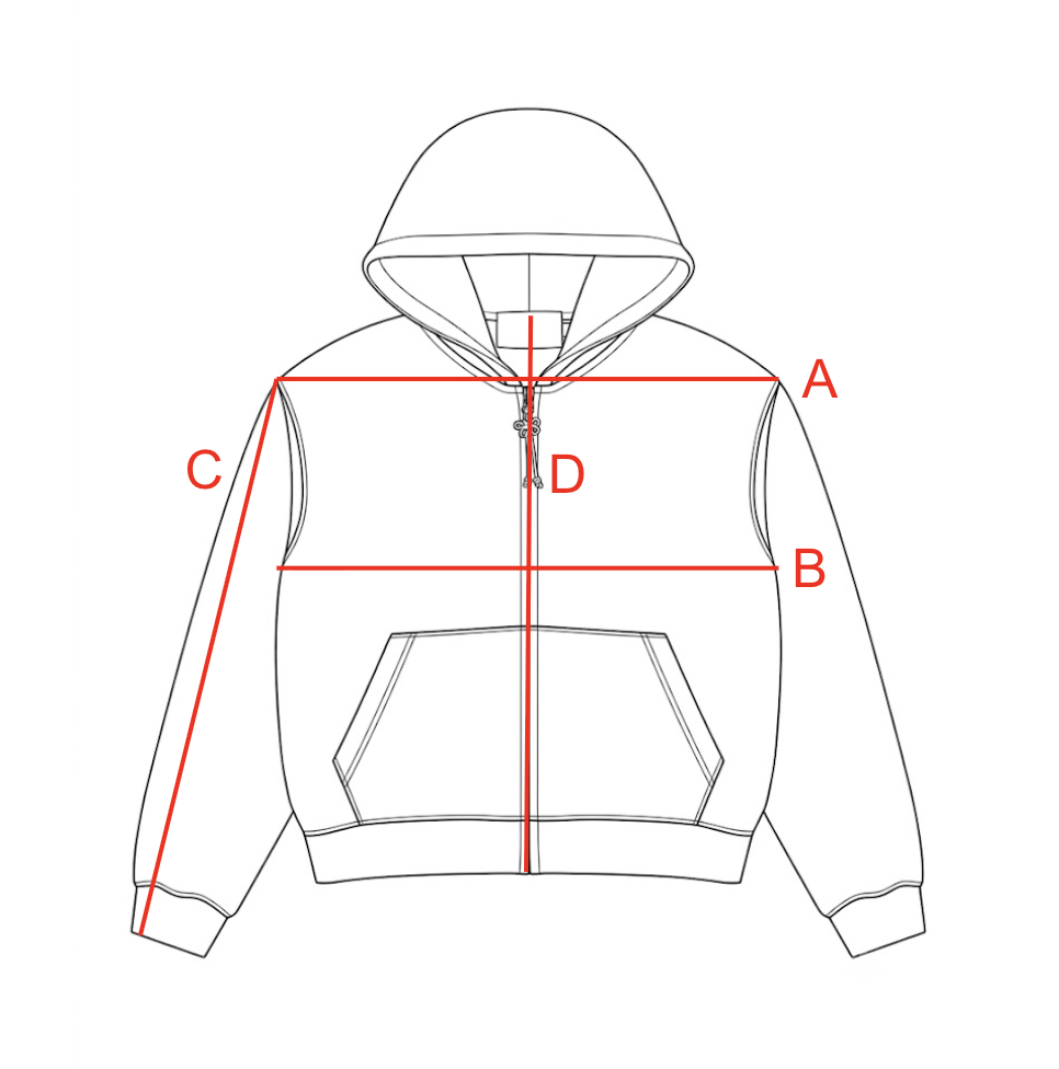 Size chart visual guide
