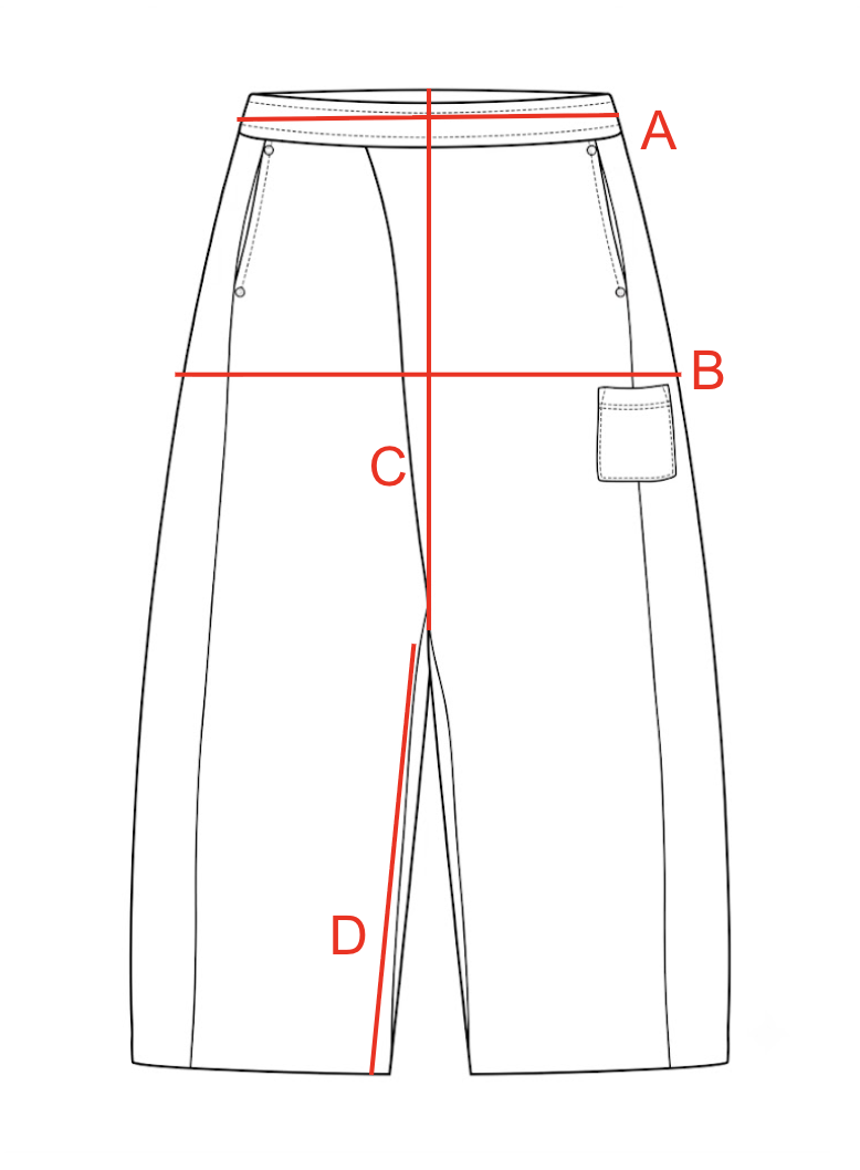 Size chart visual guide