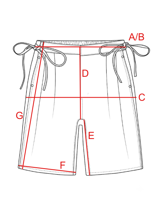 Size chart visual guide