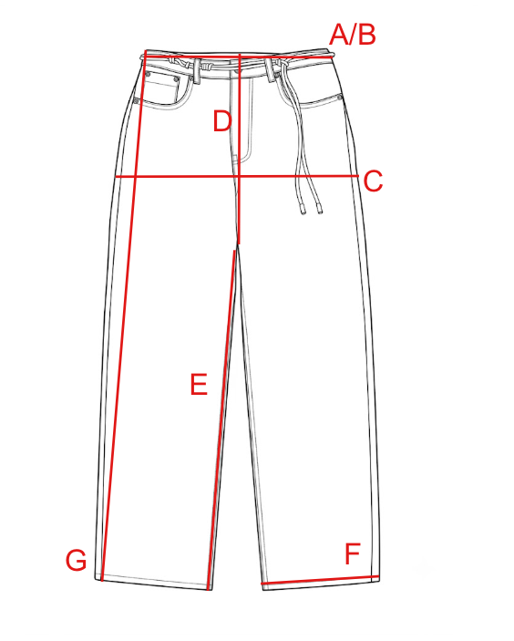 Size chart visual guide