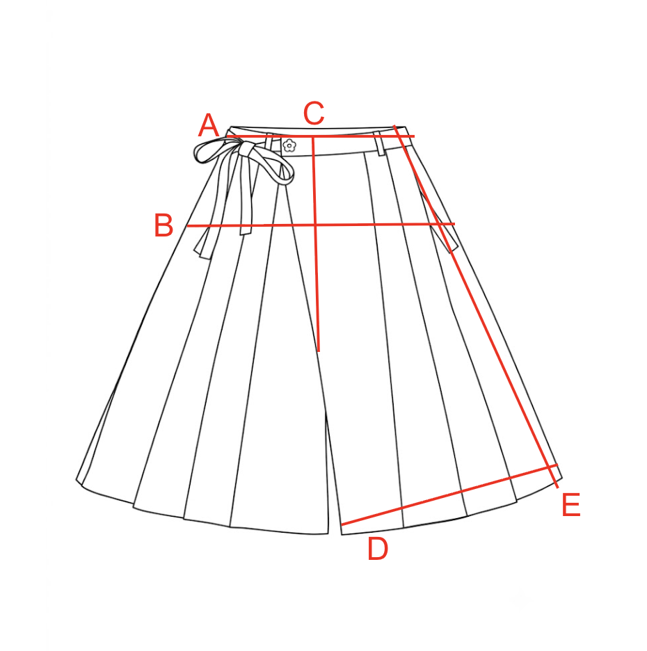 Size chart visual guide