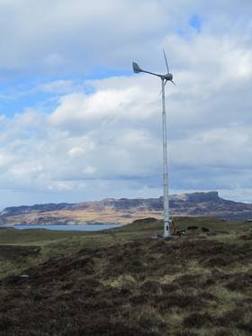 Britwind R900 on Isle of Muck