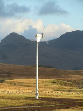 SD6 wind turbine on Isle of Canna