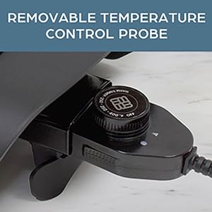 From hot, to low heat and up to 400 (degrees)