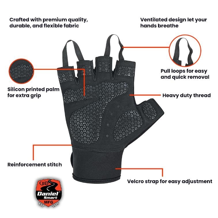 perfect-form-black-pull-loops-weight-lifting-glove-product-detail-image