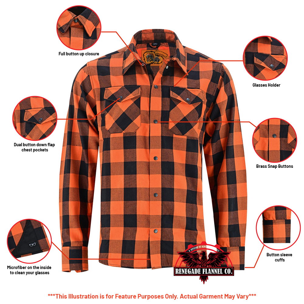 ds4684-flannel-shirt-orange-and-black-product-detail-image