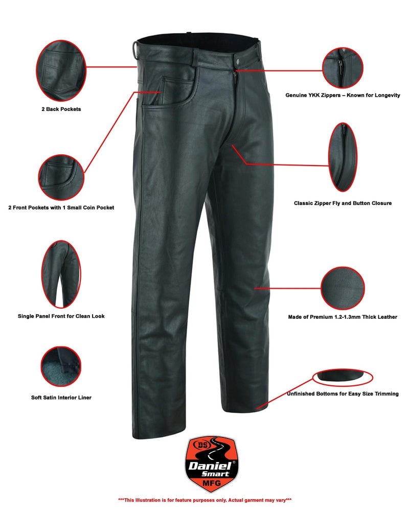 ds451-mens-black-classic-5-pocket-casual-motorcycle-leather-pants-product-detail-image